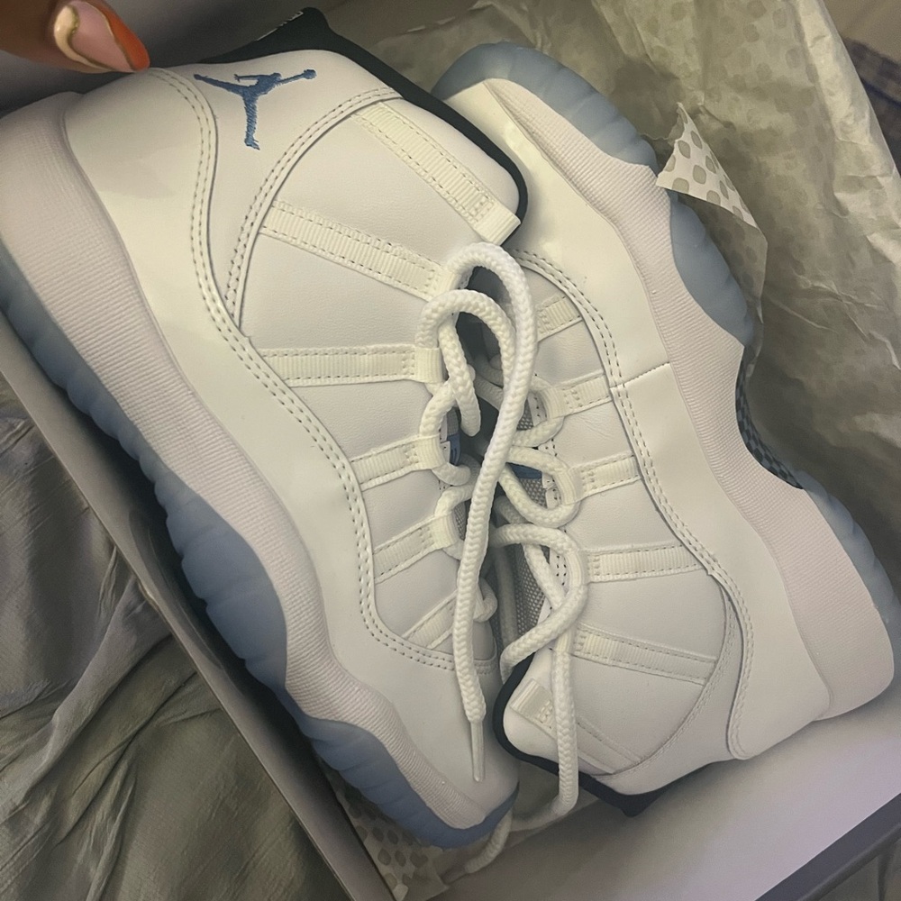 Jordan Kids Sneakers White and Blue